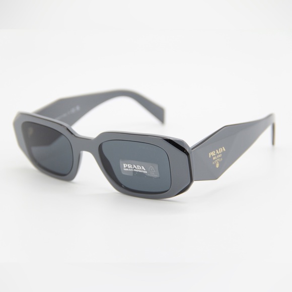 NEW PRADA GREY SUNGLASSES NEW COLLECTION PR17WS 11N09T UNISEX EYEWEAR PR 17WS - Picture 3 of 14